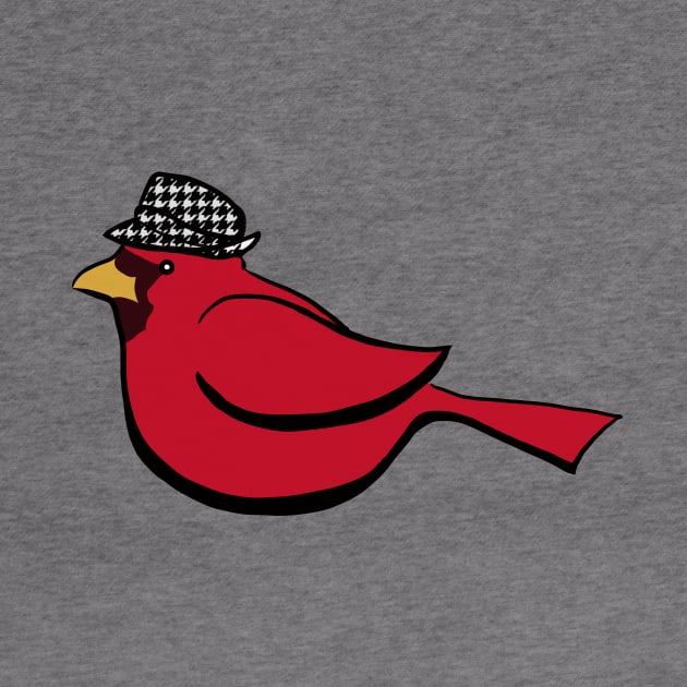 Houndstooth Cardinal by kktibbs